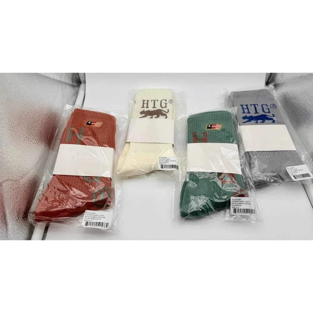 Honor The Gift Socks (Size 12-14 Men's) 4 Pack - New - Russell Westbrook's brand